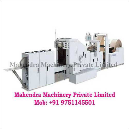 Semi Automatic Paper Bag Making Machine
