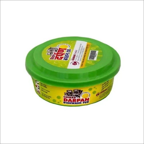 400 GM Darpan Dishwash Tub - Solid 400gm Green | Tough on Stains Gentle on Hands Perfect for All Utensils Commercial & Household Use