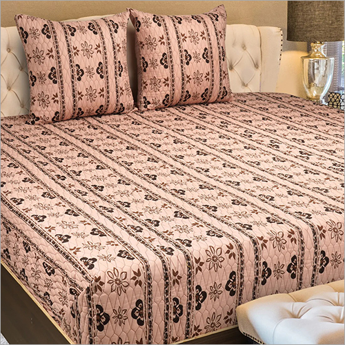 Patched Silk Quilted King Size Bedspread By Limitless Corp