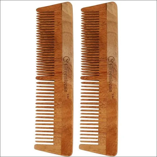 Greeniecan Pure Neem Wood Comb