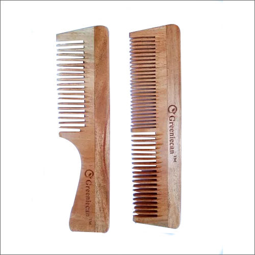 Handheld Neem Wood Comb