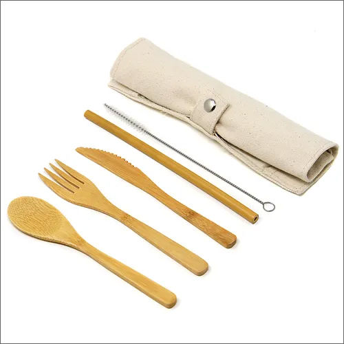 Reusable Bamboo Cutlery Set