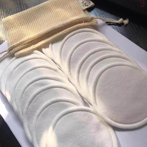 Organic Bamboo Cotton Reusable Facial Wipe