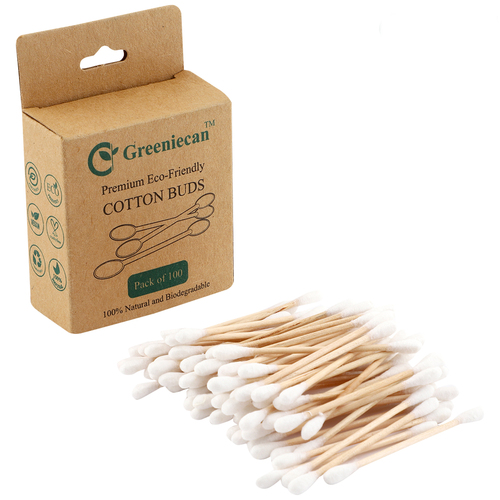 Greeniecan Premium Eco Friendly Cotton Buds Application: Personal