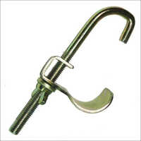 Ladder Clamps - Aluminum & Steel, 48.3x48.3 Mm, Gold Color With Electroplated & Hot Dip Galvanized Finish, Pre-galvanized Protection
