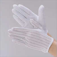 Esd Dotted Gloves - Esd Coated Polyurethane, All Sizes Available, White Color | Full Fingered, Breathable Cleanroom Gloves For Electronics