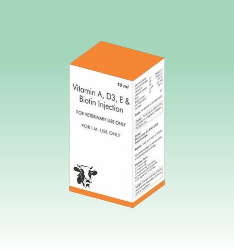 Vitamin A D E And H Veterinary Injection In Third Party Manufacturing Ingredients: Chemicals