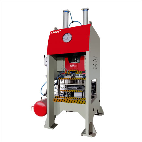 Red Aluminium Foil Container Machine Single Cavity