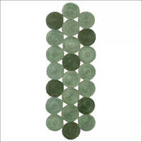 Green Braided Jute Rug