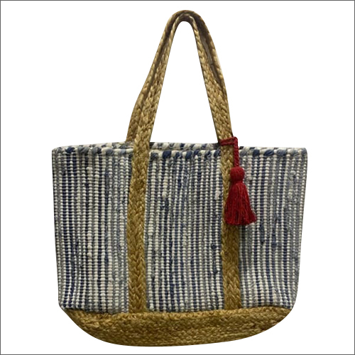 Cotton Braided Jute Handbag