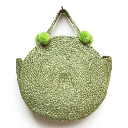 Round Jute Handbag