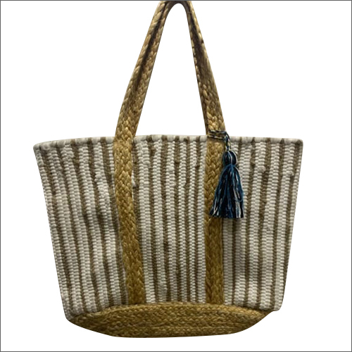 Designer Cotton Jute Handbag