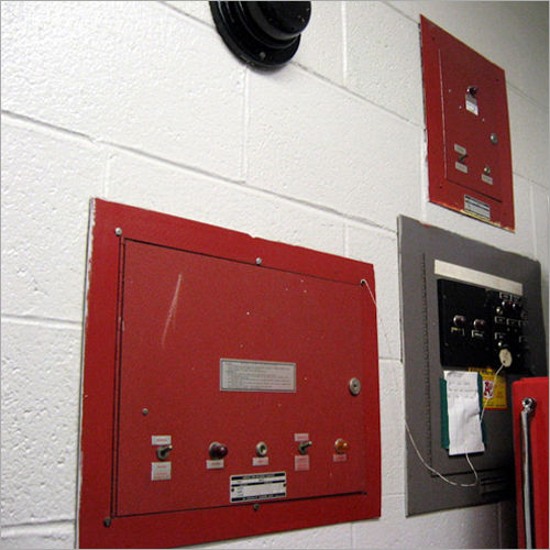 Red A Simplex 4247 Fire Alarm