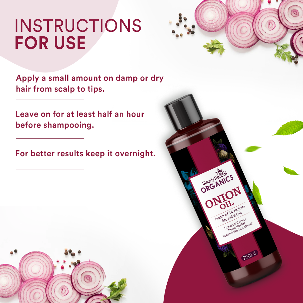 Simply Herbal Organic Onion Hair Oil