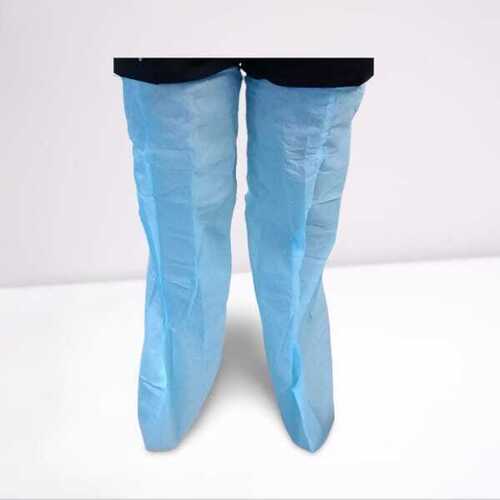 Long disposable shoe cover