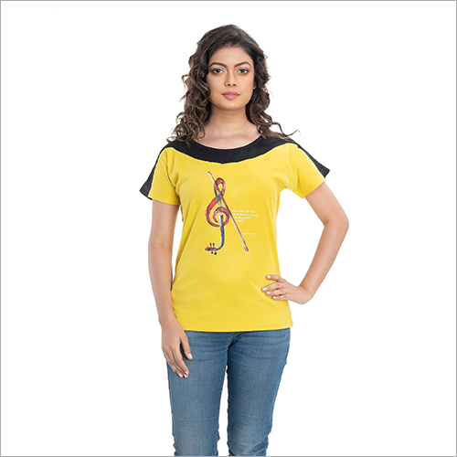 Yellow Ladies T Shirt