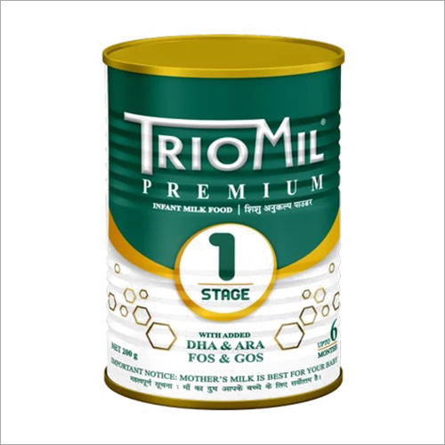 Private Label Baby Milk Powder - Dried Skimmed Milk, 200 gms Tin, Milky White Color | Immune Booster Formula with Iron & Folic Acid