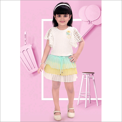 Girl Fancy Skirt Top