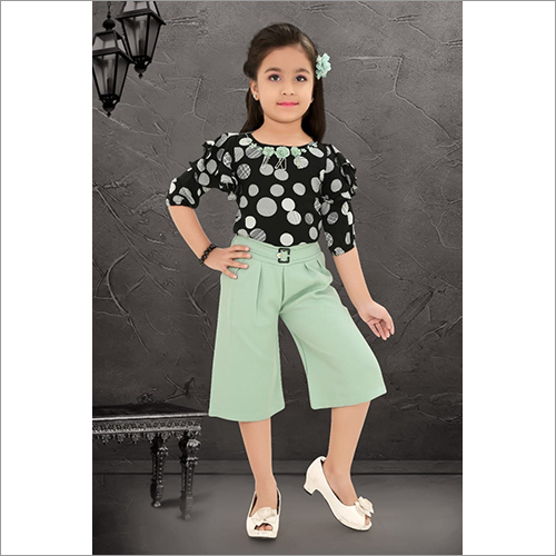Kids Green Palazzo Top