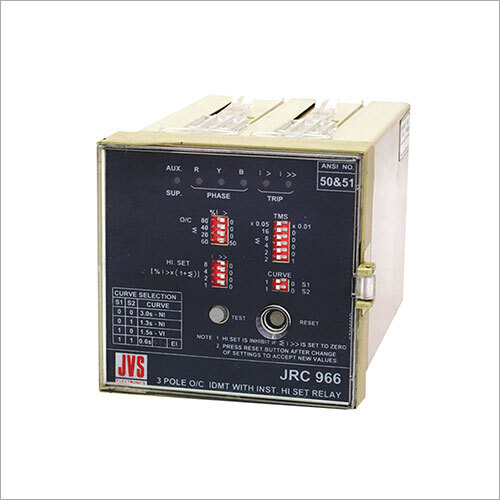 Three Pole Non Directional 3OC Relay With Inst. Highset