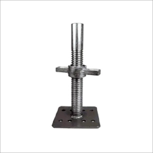 Silver Screw Jack With Base Plate Wing Nut Application: Industrial