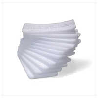 Epe Foam Sheet - 7x3.5 Inch, White Color For Banana Packaging | Lightweight, Disposable, Plain Texture, 2.5 Mm Thickness