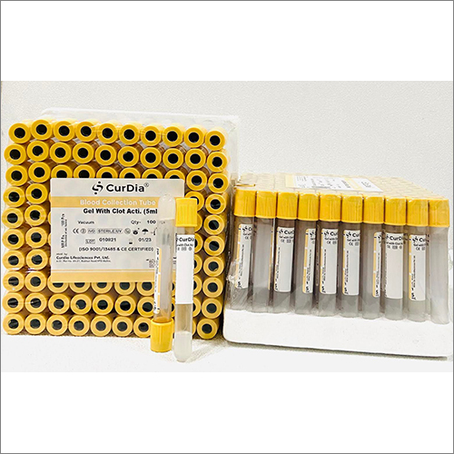Plastic 5Ml Clot Activator Vacuum Blood Collection Tube