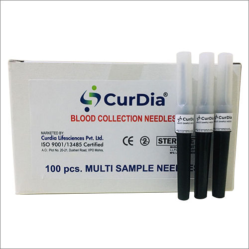 Plastic Black White Vacuum Blood Collection Needle