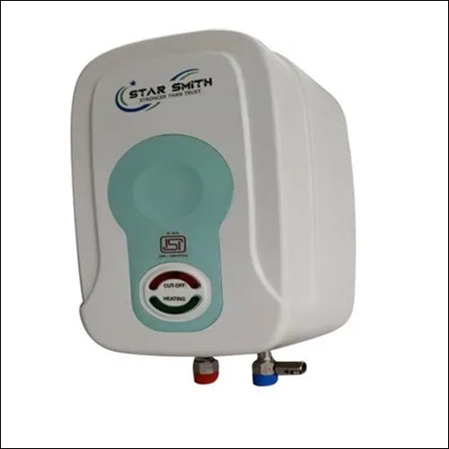 Star Smith Elenzo DLX Plastic Manual Heater - Stainless Steel 3 Liter/Day Capacity White Color Wall Mounted Design 3 Watt Power Instant Tankless System 230 Volt Voltage 1 Year Warranty