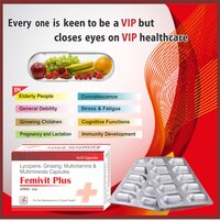 Lycopene Ginseng Multivitamins And Multimineral Capsules