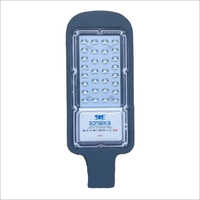 30w Led Street Light - Metal, Rectangle, Cool White Color, 240v Input Voltage, Ip66 Rating, Ce Certified | Commercial Application, Grey Finish, Power Factor Efficiency