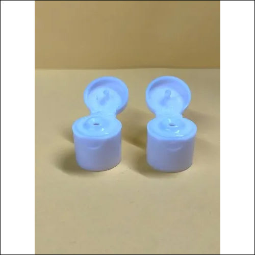 White 19 Mm Flip Top Cap