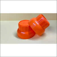 35 Mm Measure Cap - Plastic Material | Industrial Application, Orange Color