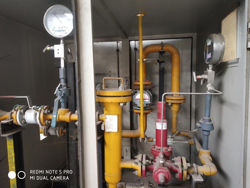 Internal Gas Pipe Line