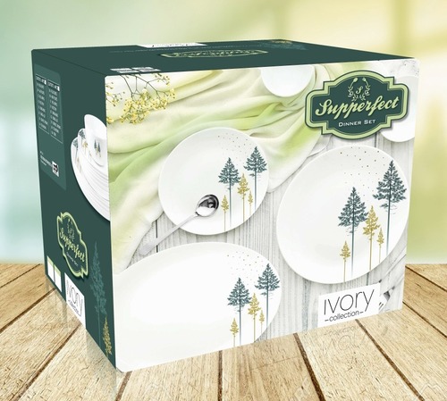 Supperfect Triple Coted Melamine Dinner Set