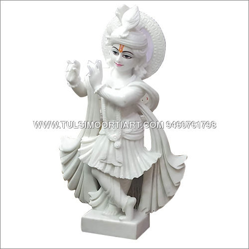 Marble Lord Krishna Statue