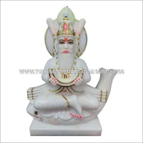 Marble Jhulelal Statue