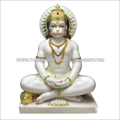 Indian Marble Lord Hanuman Statues