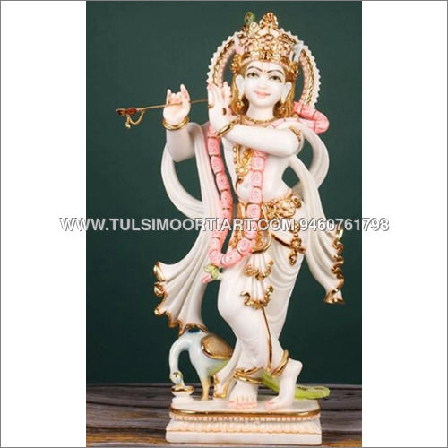 Marble Krishna Statue