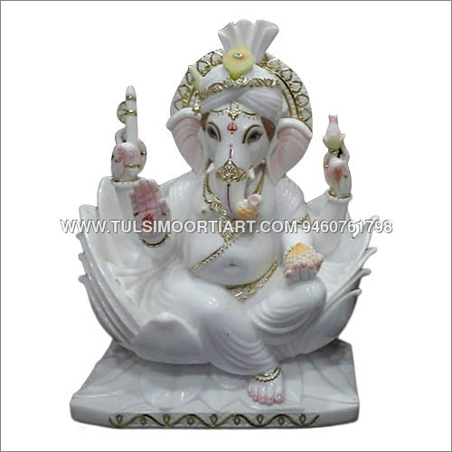 Marble God Ganesh Statue