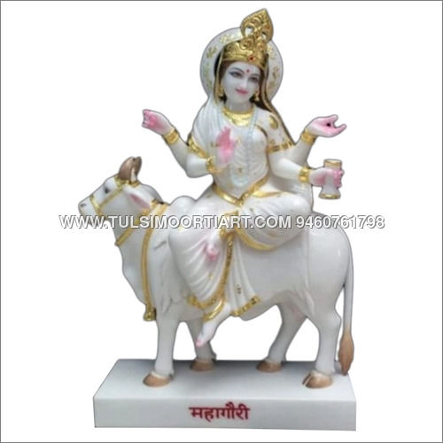 White Marble Laxmi Mata Statue