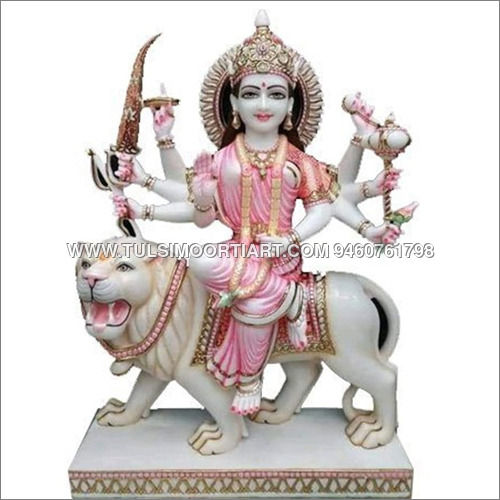 Marble Durga Statue