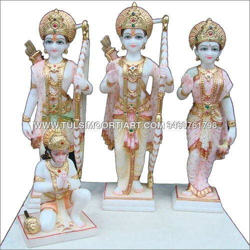 Ram Darbar Standing Marble Statue