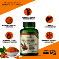 Simply Herbal Turmeric Curcumin Extract Capsules 800MG