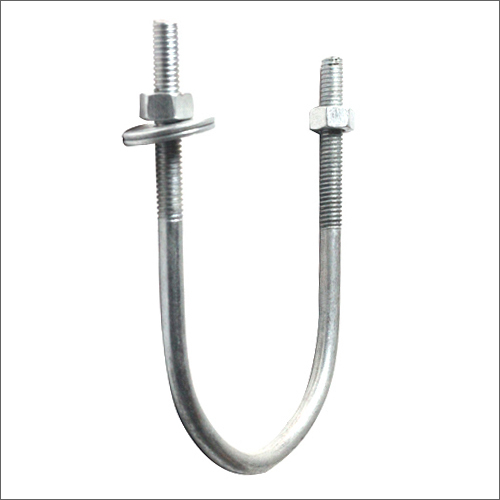 Silver U Bolt With Nuts And Washer