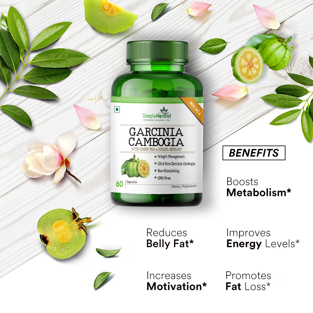 Simply Herbal Garcinia Cambogia Extract Weight Management Supplement