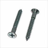 Wood Screws - Stainless Steel, Polished Silver Finish | High-quality Industrial Fasteners For Woodwork Assembly
