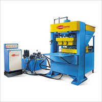 Hydraulic Interlock Machine - 500-1000 Blocks/hour, Mild Steel Construction, Semi-automatic Operation, 1 Year Warranty