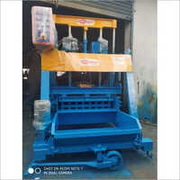 Hollow Block Making Machine - Hydraulic Pressure, Blue Automatic Vibration Platform | Heat Insulation, High Durability, 1 Year Warranty