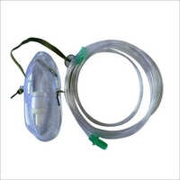 Oxygen Mask For Adult - Silicone & Rubber Materials, Oral Nasal & Full Face Coverage, Manual Operation , Suitable For Hospital Use